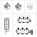 FLN36-24KV-275 mm SF6 lb interrupteur de rupture de charge pour le galet de métal électrique SF6 Gas Isulaté d&#39;appareillage